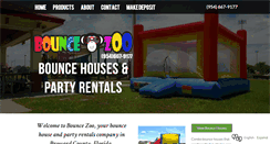 Desktop Screenshot of bouncezoo.com